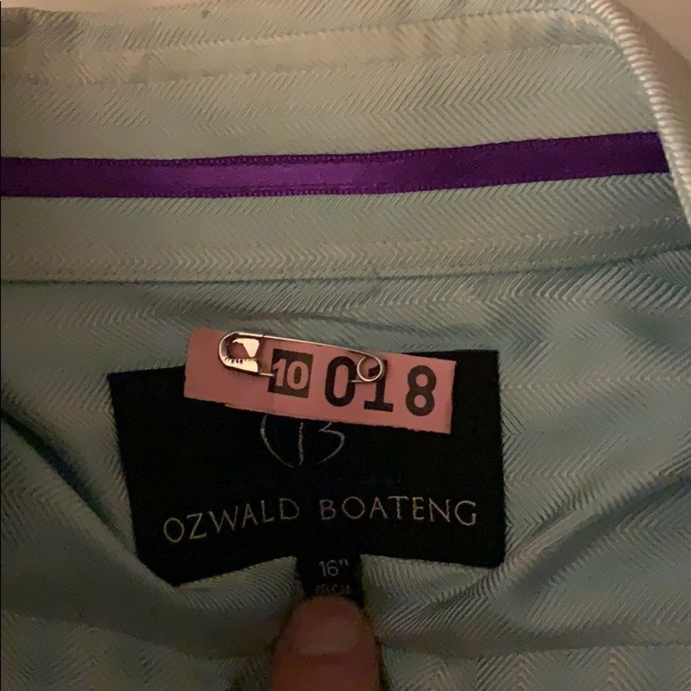 Oswald Boateng silk shirt - FINAL $ cut